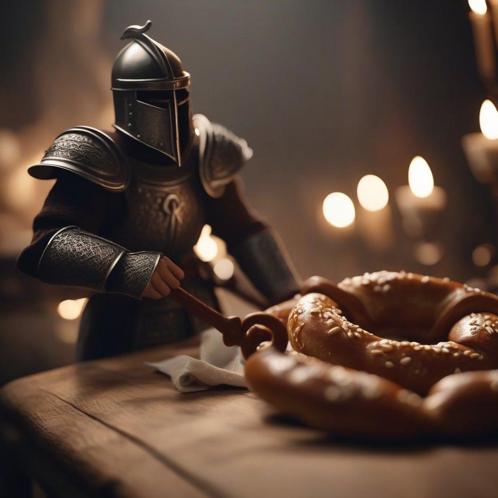 A pretzel knight